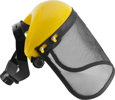 Immagine prodotto di Cappello rigido con visiera a rete integrale per la protezione durante i lavori di disboscamento, decespugliamento e silvicoltura