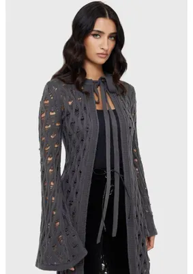 Obrázok produktu pre KILLSTAR Cardigan - Nymeria Grey 4XL