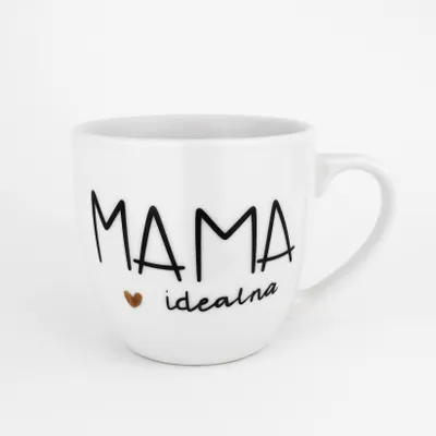 Zdjęcie produktu dla Kubek 300 ml - Mama idealna ZŁOTE SERCE