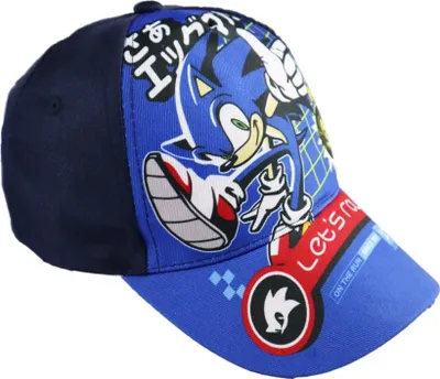 Produktbild von Sonic The Hedgehog Basecap Baseball Kappe – Dunkelblau / 52