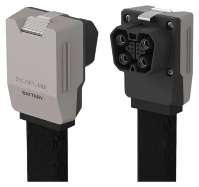 Produktbild von EcoFlow LFP Battery Power Cable, Batteriekabel, Schwarz, Grau, LFP Battery