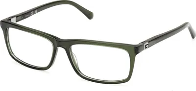 Zdjęcie produktu dla Guess GU50190 096 błyszczące ciemnozielone 56/16/150 okulary męskie