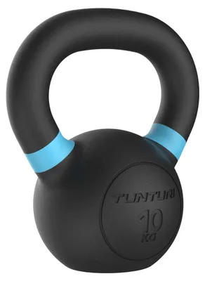 Image de Tunturi Platinum kettlebell en fonte - 10 kg - Application fitness e incluse