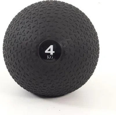 Zdjęcie produktu dla Piłka do ćwiczeń siłowych Muscle Power Slam Ball 4 kg, czarna