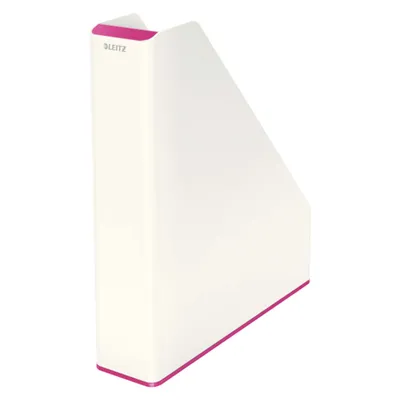 Produktbild von Leitz Stehsammler WOW 53621023 DIN A4 PS weiß/pink