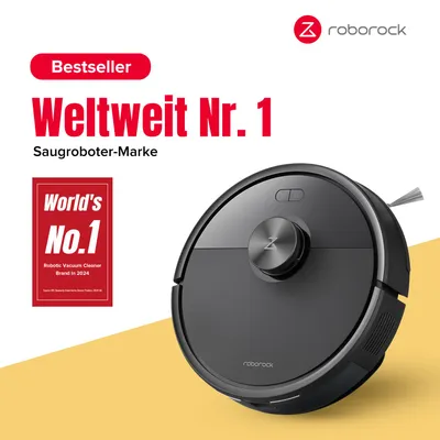 Produktbild von roborock Q7 M5 Saugroboter mit Wischfunktion, 10.000Pa, Dual Anti-Tangle-System, LiDAR Navigation, Staubsauger Roboter für Teppich, Tierhaare(Schwarz)