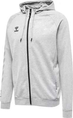 Zdjęcie produktu dla Hummel Hmlmove Grid Bawełna Zip Hoodie - szary melanż, rozmiar:S