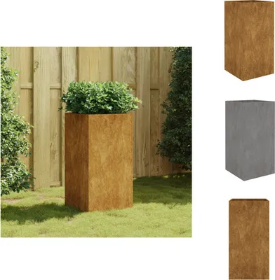 Produktbild von vidaXL Pflanzkübel 40x40x80 cm Cortenstahl -  Blumentöpfe & Pflanzgefäße