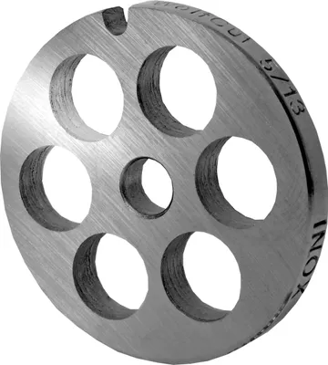 Produktbild von Fleischwolfscheibe, Lochscheibe aus Inox Stahl Größe 5 in 13,0 mm Bohrung von WOLFCUT