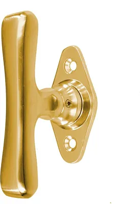 Produktbild von Fenstergriff Messing patiniert - Fensterolive, Fensterbeschläge - 9,0x5,3 cm