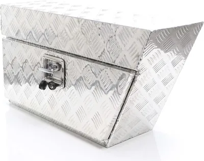 Produktbild von XPOtool hliníkový podvozkový box pravý 75x25x40cm / 6 kg do 60 l / 40 kg plne zváraný robustný pre osobné automobily, prívesy, nákladné vozidlá úžitkové vozidlá, robustný úložný box a box na náradie - podvozkový box ťahač box úložný box