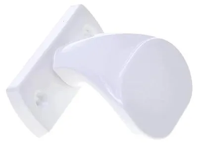 Zdjęcie produktu dla Gałka do drzwi uniwersalna aluminiowa biała uchwyt 65MM