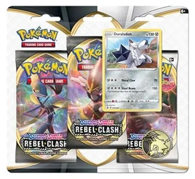 Zdjęcie produktu dla Pokemon Rebel Clash: Duraludon 3-Pack Blister