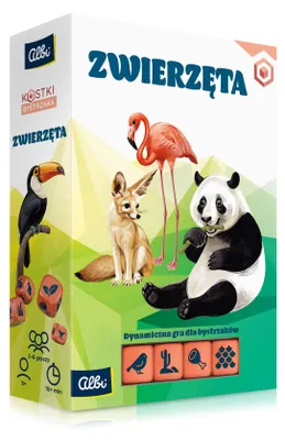 Produktbild von Gra edukacyjna Kostki bystrzaka Zwierzęta
