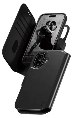 Produktbild von PanzerGlass CARE™ by ® Tango 2-in-1 Wallet Case m. MagSafe iPhone 17, Cover, Apple, Apple - iPhone 17, Schwarz