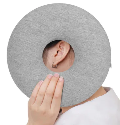 Immagine prodotto di Solidchoice - Cuscinetto auricolare a forma di "O" per chi dorme su un lato