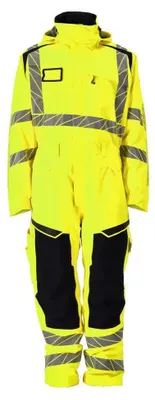 Produktbild von MASCOT 19019-449-1709-XL, Overall, Uni, Schwarz, Gelb, XL, 112 cm, Polyester