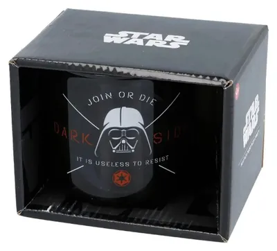 Produktbild von Stor Star Wars Frühstückstasse In Geschenkbox Schwarz Schwarz One Size