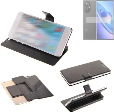 Produktbild von K-S-Trade Schutzhülle kompatibel mit Blackview A2000 Pro Schutzhülle Flip Cover Klapphülle Wallet Case Slim Handyhülle bookstyle schwarz
