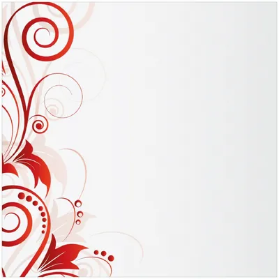 Produktbild von Wallario Memoboard Magnettafel aus Glas, Größe 50 x 50 cm, Motiv Abstrakte rote Blumenschnörkel