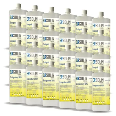 Produktbild von Essigsäure 60% 24x1 L Entkalker Reiniger sehr ergiebig