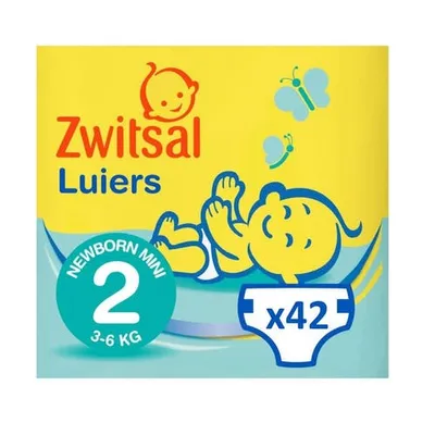 Produktbild von Zwitsal Newborn Mini Große 2 - 42 Windeln