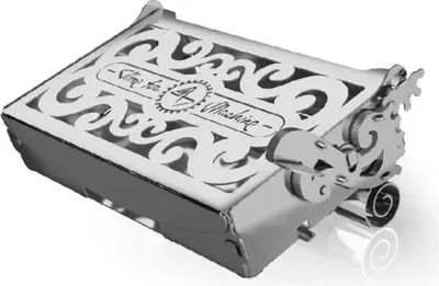 Obrázek produktu pro 3D mechanické puzzle, kov, TimeForMachine, model krabičky na vizitky Perfecto