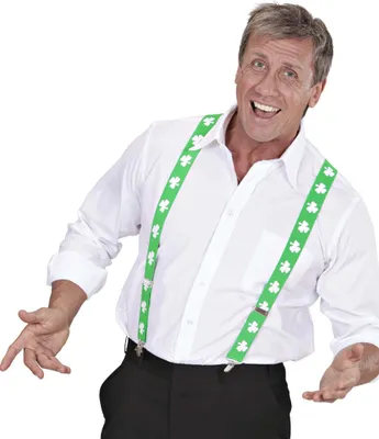 Produktbild von Hosenträger mit Klee St Patricks Day