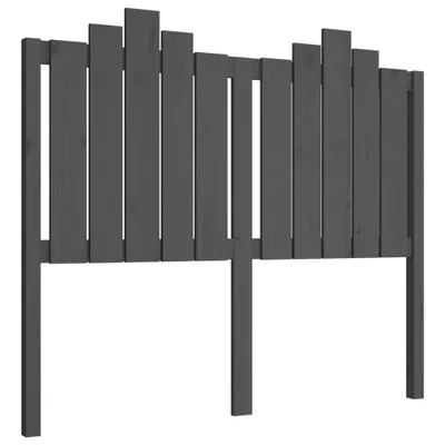 Immagine prodotto di Testiera grigia 126x4x110 cm in legno di pino massiccio