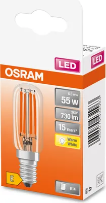 Obrázok produktu pre OSRAM 4058075432963 OSRAM Kühlschranklampe Special T26 E14 6,5 W klar