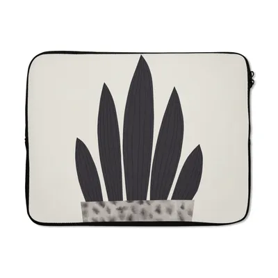 Produktbild von MuchoWow® Laptop Hülle 15 Zoll Pflanzen - Vase - Pastell - Blumen Laptoptasche - Laptoptasche - Sleeve - Rundum-Schutz