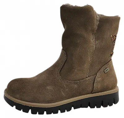 Image de Imac - Bottes d'hiver pour filles, fermeture éclair, couleur grise, chaussures de loisirs