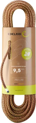 Produktbild von Edelrid Eagle Lite Protect Eco Dry 9,5 mm - Robustes Single-Seil für Sport und Mehrseillängen, Farbe:225 neon pink-neon green, Größe:30m