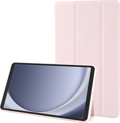 Produktbild von Mobigear Tri-Fold Gel Samsung Galaxy Tab A9 (2023) Hülle TPU,Kunstleder Klapphülle - Pink