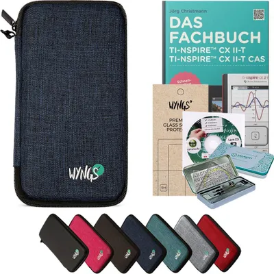 Produktbild von CALCUSO Zubehör Streberpaket Blau kompatibel für Grafikrechner TI Nspire CX II-T /CX II-T CAS