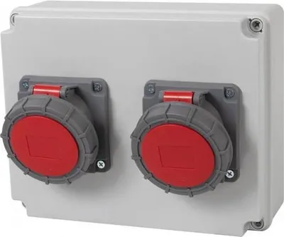 Immagine prodotto di Quadro di distribuzione R-240 - Prese IP65 16A/5P, 32A/5P