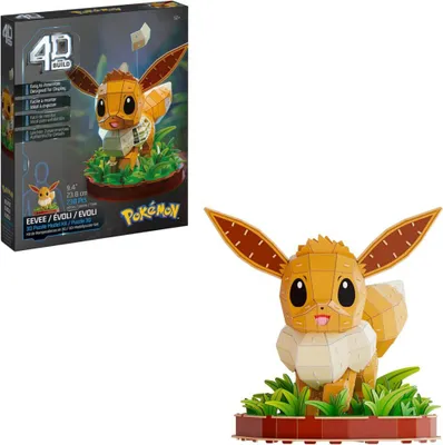 Immagine prodotto di Spin Master 4D Build - Pokémon - Eevee