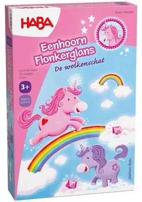 Produktbild von Haba Spiel Einhorn Glitzerglanz Wolkenschatz - magisches Kinderspiel