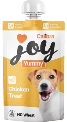 Zdjęcie produktu dla Przysmak dla psa pasta Calibra joy Kurczak prebiotyki i witaminy 100g