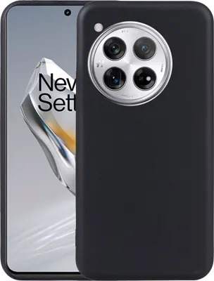 Produktbild von Für OnePlus 12 Silikon TPU Schutz Hülle Case Cover Flexibel ultra dünn Schwarz