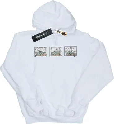 Produktbild von Star Wars - "The Mandalorian The Child" Kapuzenpullover für Herren BI18725 (S) (Weiß)