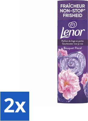 Produktbild von Lenor – Duftverstärker – Blumenbouquet – Non-Stop-Frische – 19 Wäschen - Vorteilspack - 2 Stücke
