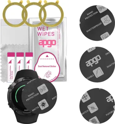 Produktbild von apgo 3 Stück Schutzglas, Matt, kompatibel mit Suunto 5 Smartwatch, Hybrid 8H, Ersatz für Hartglas, Displayschutzglas, Bildschirmschutz, Displayschutz, kratzfest