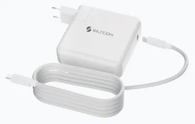 Produktbild von Siltcon® USB-C Ladegerät 96W – Schnellladegerät für MacBook, Laptop, Tablet & Smartphone mit 2m Kabel
