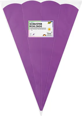 Productafbeelding van folia 92531: Folia schooltassen, zeshoekig, 680 mm, paars
