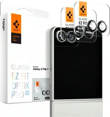 Zdjęcie produktu dla SPIGEN Spigen Galaxy Z Flip 7 Camera Lens Protector GLAS.tR EZ Fit Optik Pro HD 2PCS