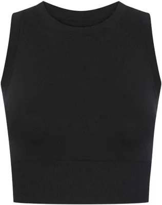 Produktbild von Tombo - Ärmelloses Oberteil kurz geschnitten für Damen PC7653 (M-L) (Schwarz)