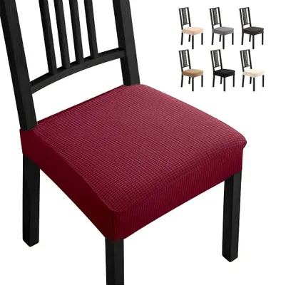 Produktbild von Stretch-Sitzbezugsset, 4 Stück, abnehmbar und waschbar
