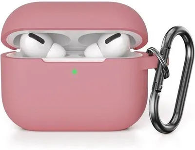 Productafbeelding van Siliconen beschermhoes voor AirPods Pro 2 - schokbestendige en antisliphoes met karabijnhaak