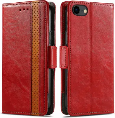 Produktbild von iPhone SE (2022/2020), iPhone 8 / 7 Hülle - Coverup Deluxe Klapphülle - Rot